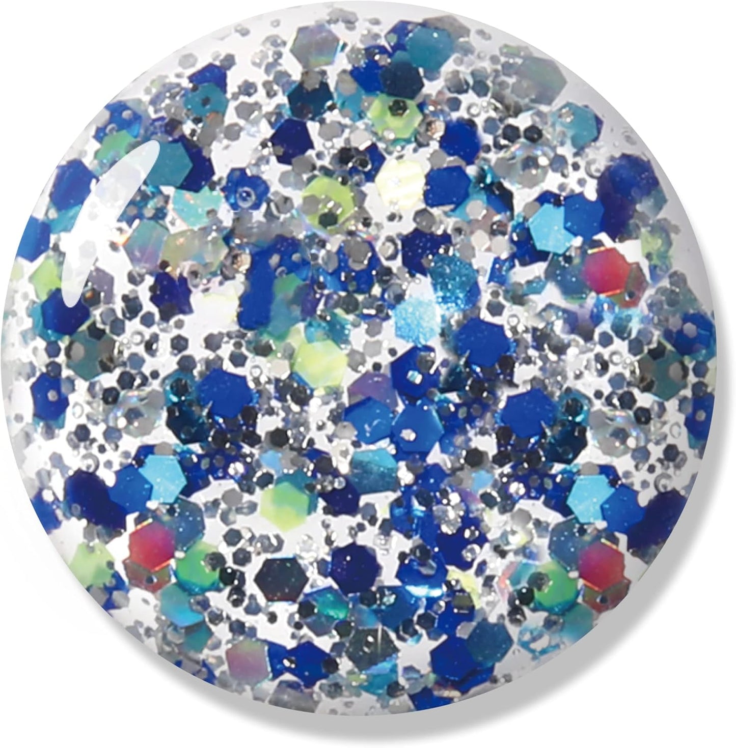 Christmas Exclusive Gel Nail Polish Bauble 5Ml, Snowman'S Got Sass, Blue Glitter Soak-Off Gel Polish for 21 Day Manicure, Salon & Home Use, Requires Curing under UV/LED Lamp