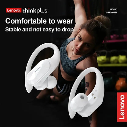 LP75 Sports Wireless Earphones with Mics,Button Control, LED Power Display,Hifi Stereo Sound Bluetooth 5.3 TWS Headphones