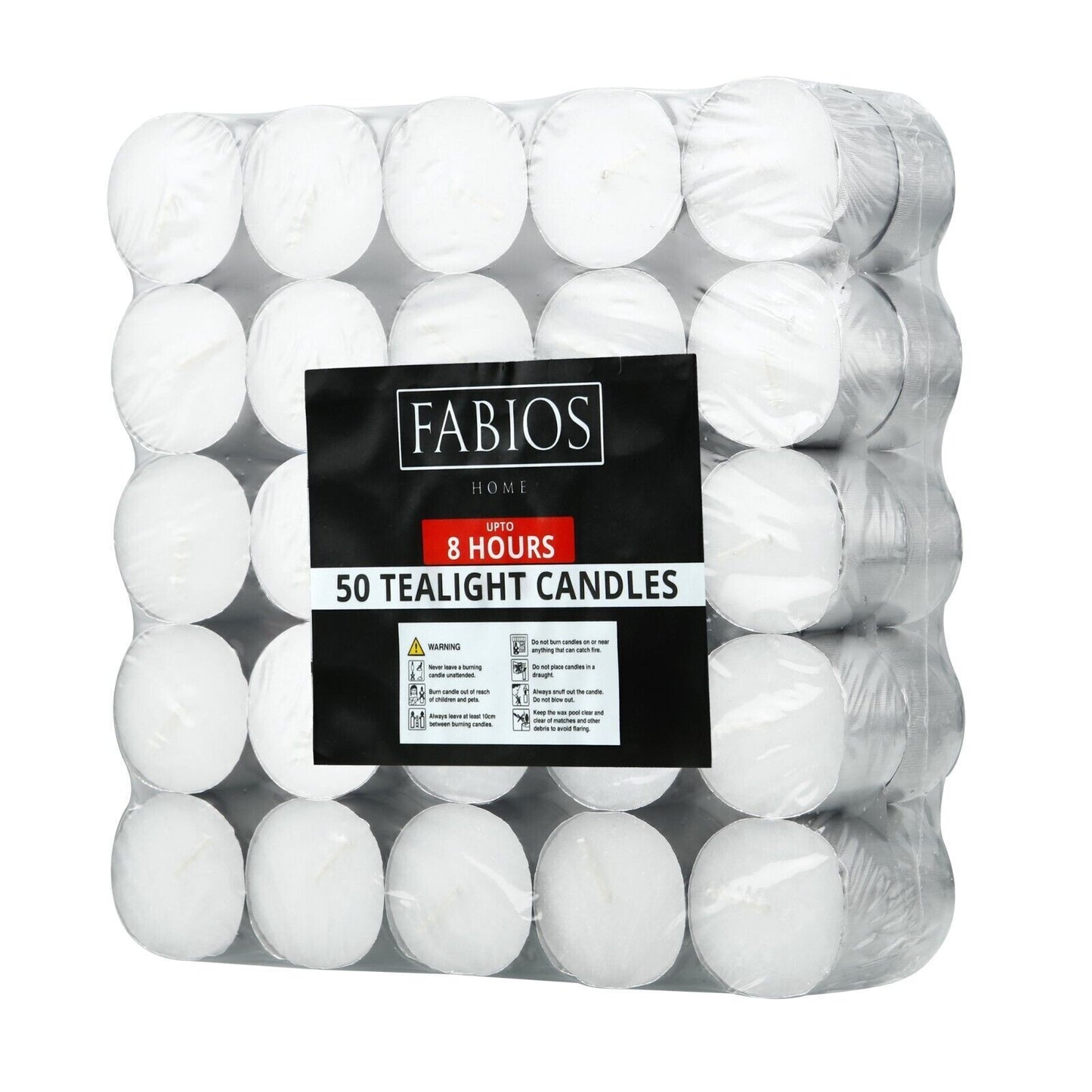 Tea Lights 8 Hour Long Burn Night Light Candles Unscented Tealights 50 /100 /600