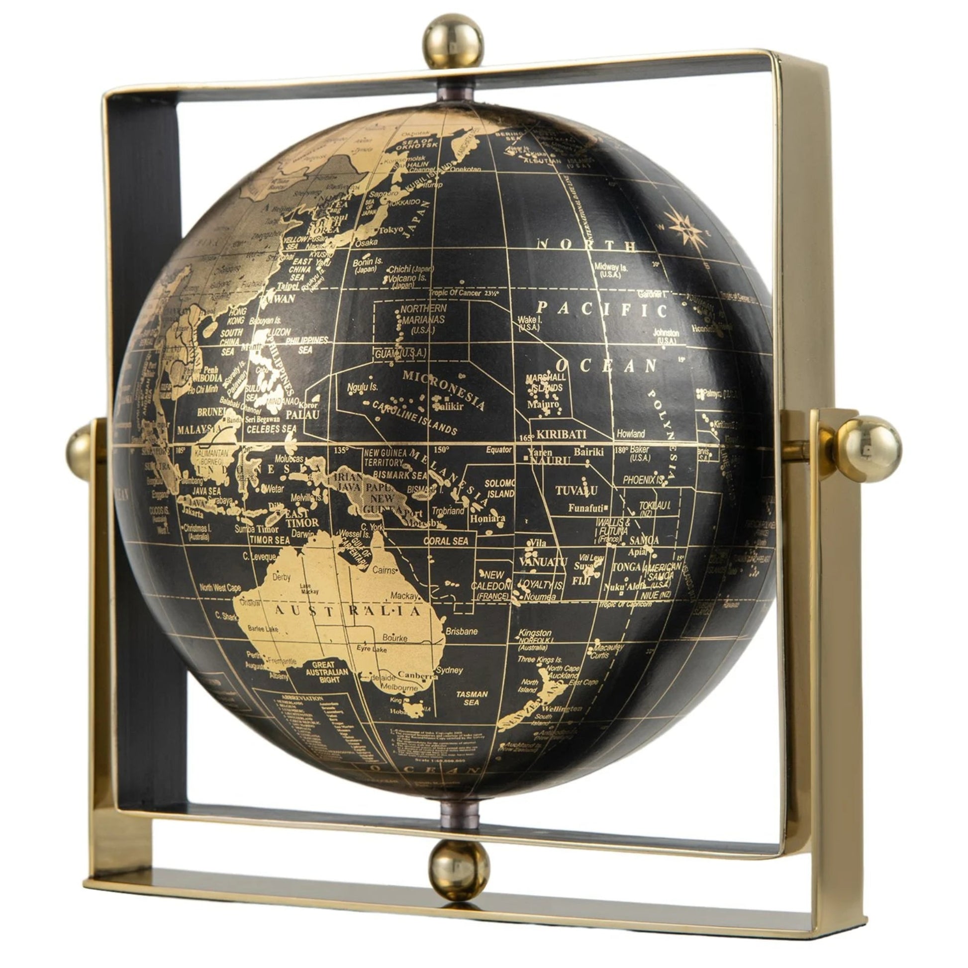720° Swivel Educational Geographic World Globe