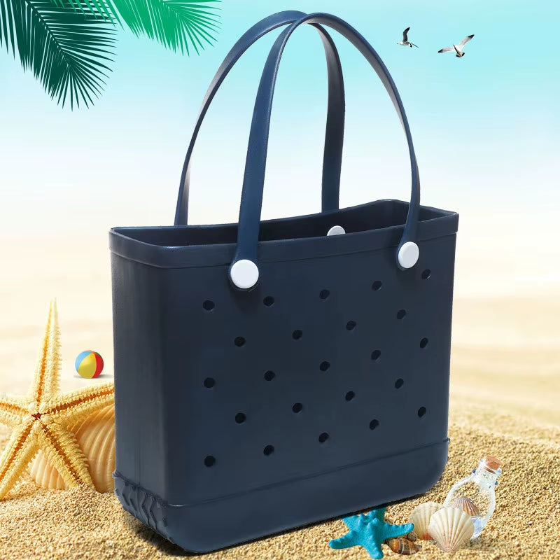 New Arrival Outdoor EVA Beach Bag for Europe America Portable Large Capacity Hole Tote Bag Handbag Shoulder Bag
