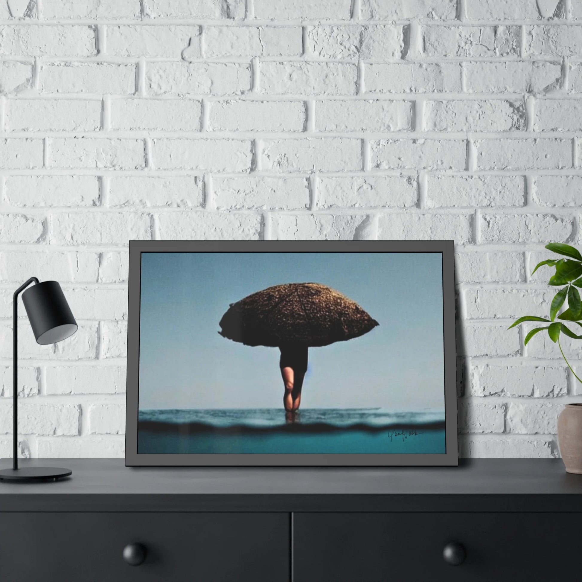 SEA Fine Art Photography Prints with Frames - Minimal by Queennoble