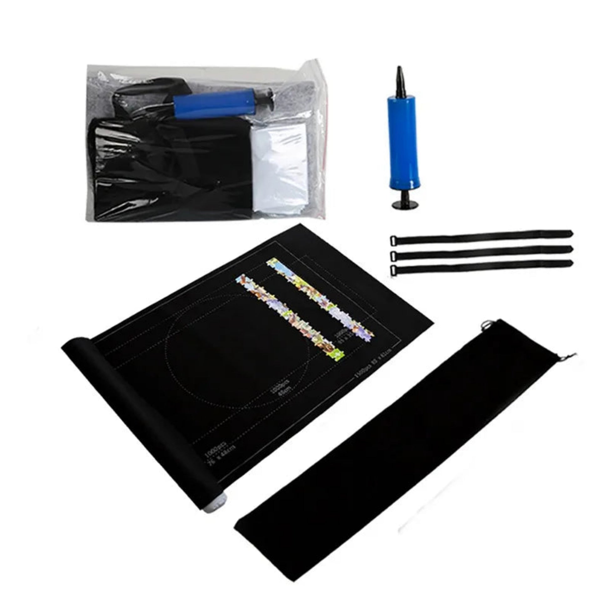 Puzzles Pad Jigsaw Roll Felt Mat Playmat Puzzles Blanket for up to 1500 Pcs Puzzle Accessories New Portable Mat (Only Mat)