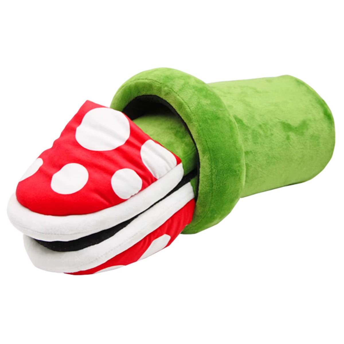 Piranha Plants Plush Funny Slippers Loafer with Pipe Pot Holder Funny Christmas Gifts for Women Mens Teens