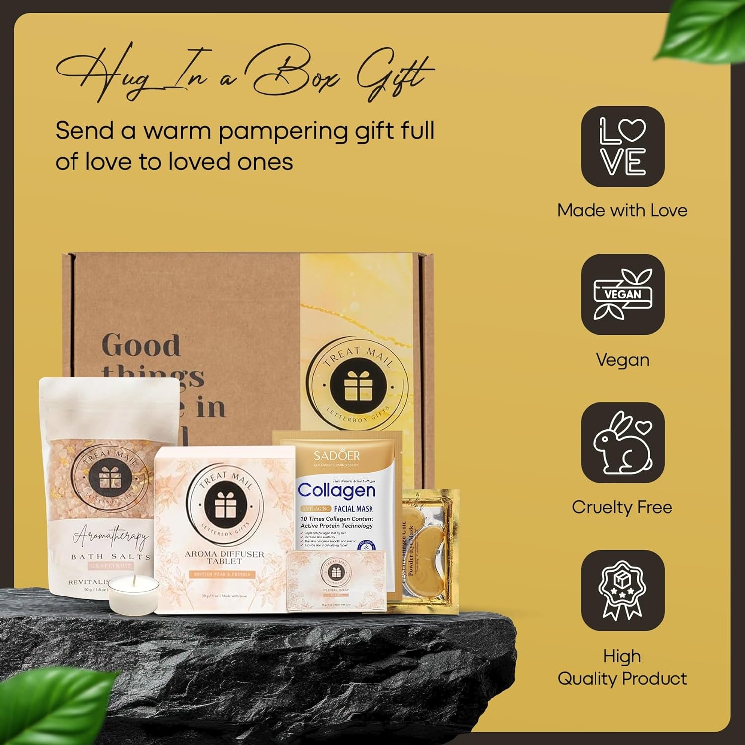 - Easter Gifts,Birthday Pamper Gifts for Women, Relaxation Spa Bath Set for Her,Wellbeing Get Well Soon Gifts for Women,Ladies Pamper Hamper Birthday Gifts for Mum, Friends,Sister, Wife
