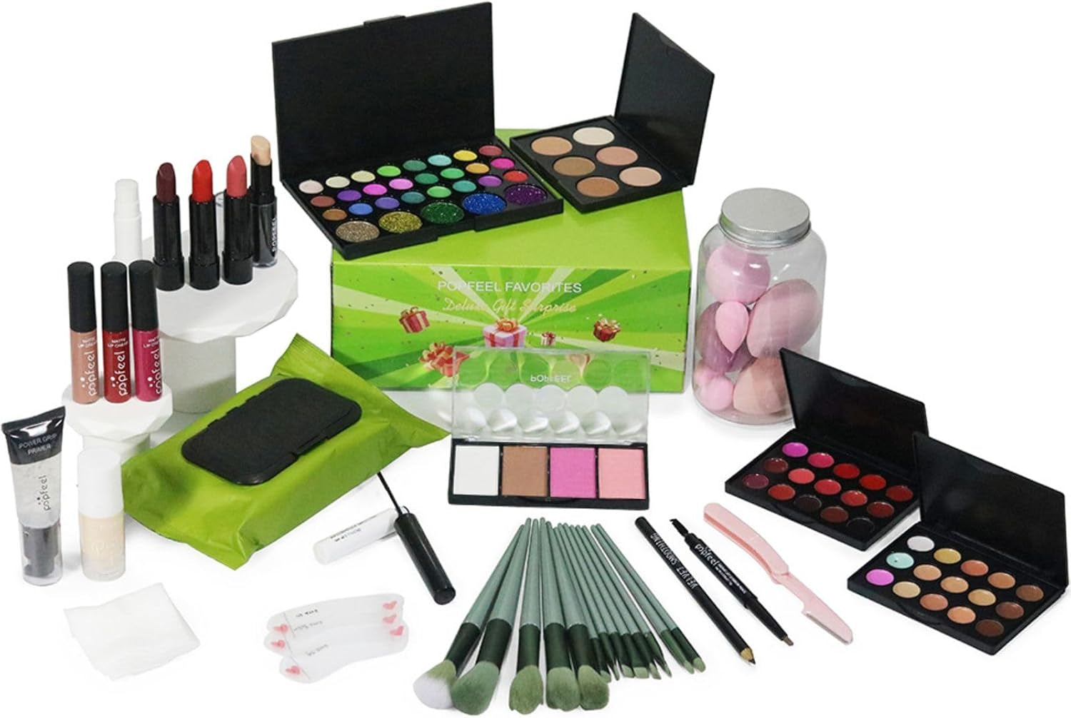 Makeup Set Box, Festival Surprise Assortment Gift with Professional Makeup Products, Cosmetics Set Party Favors for Women Girls Teenager, Vegan & Cruelty-Free, Set E