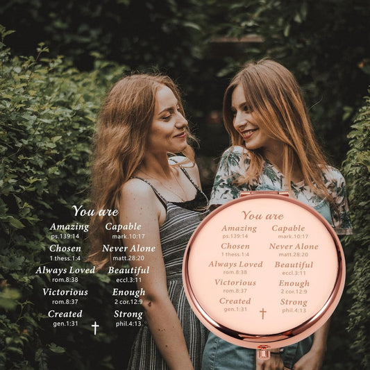 Christian Gifts Compact Mirror for Women 2024 Graduation Gifts for Daughter Senior Girls Students 2024 Graduation Gifts for Her Him for Teens College Graduation Graduate Gifts for Phd