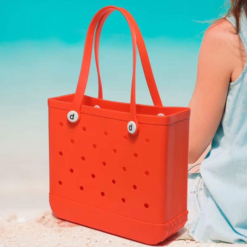 New Arrival Outdoor EVA Beach Bag for Europe America Portable Large Capacity Hole Tote Bag Handbag Shoulder Bag
