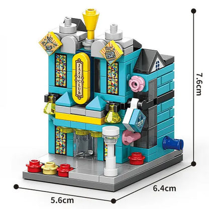 House Building Blocks Mini City Store Street View Snack Street Children'S Toys Boys and Girls Gifts Compatible with Lego