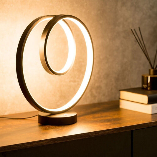 Black Touch Table Lamp Light Integrated LED Bedside Bedside Living Room Bed Side