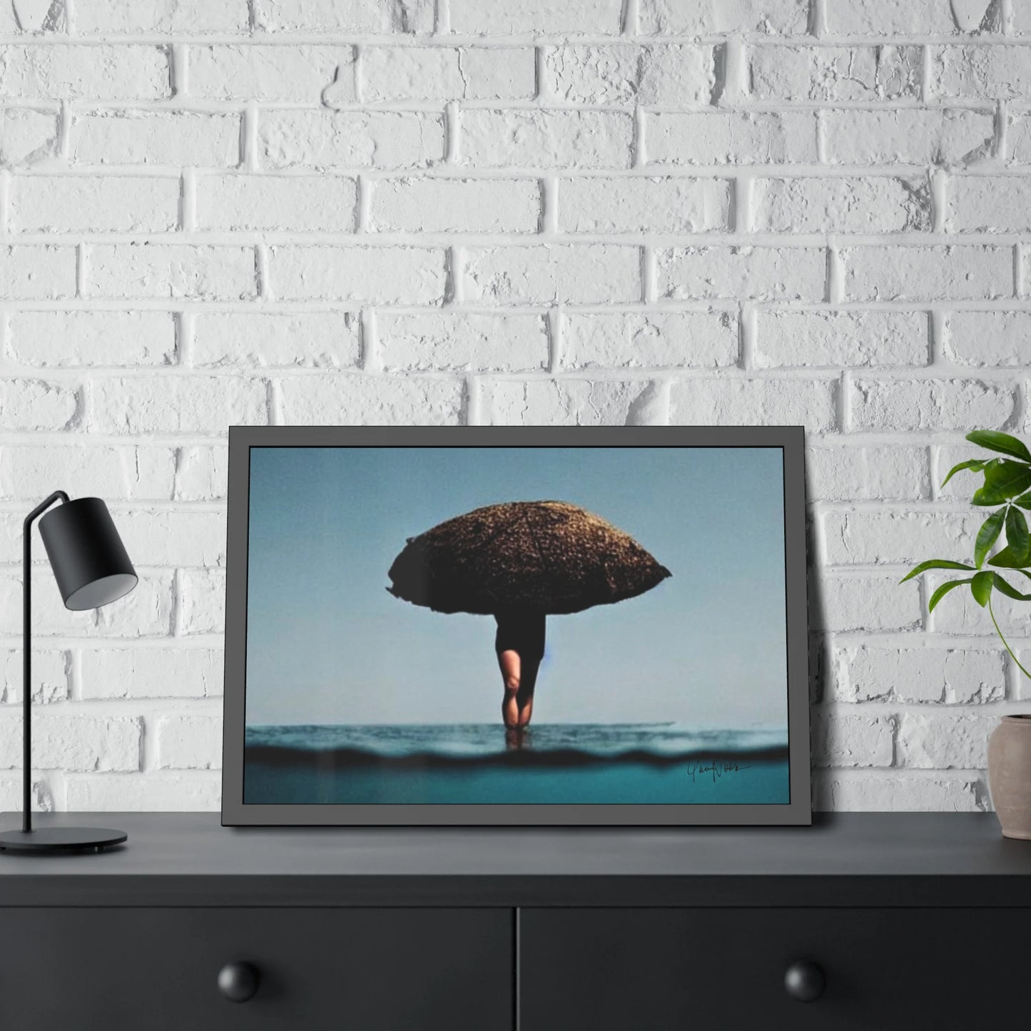 SEA Fine Art Photography Prints with Frames - Minimal by Queennoble