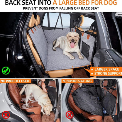 Large Pet Back Seat Extender Universal Car Seat Cover Car Backseat Protector Multipurpose Waterproof Hammock Dog Travel Supplies