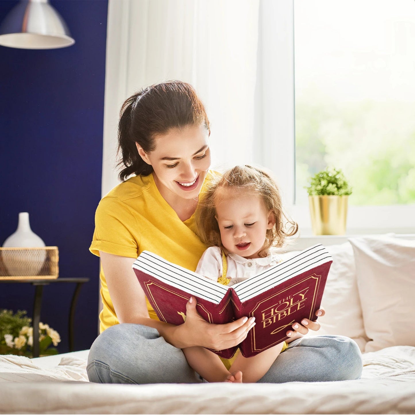 Stuffed Memory Sponge Bible Pillow Plush Toys 1 Corinthians 13 Bible Pillow Toy with Best Christian Gifts for Kids Children