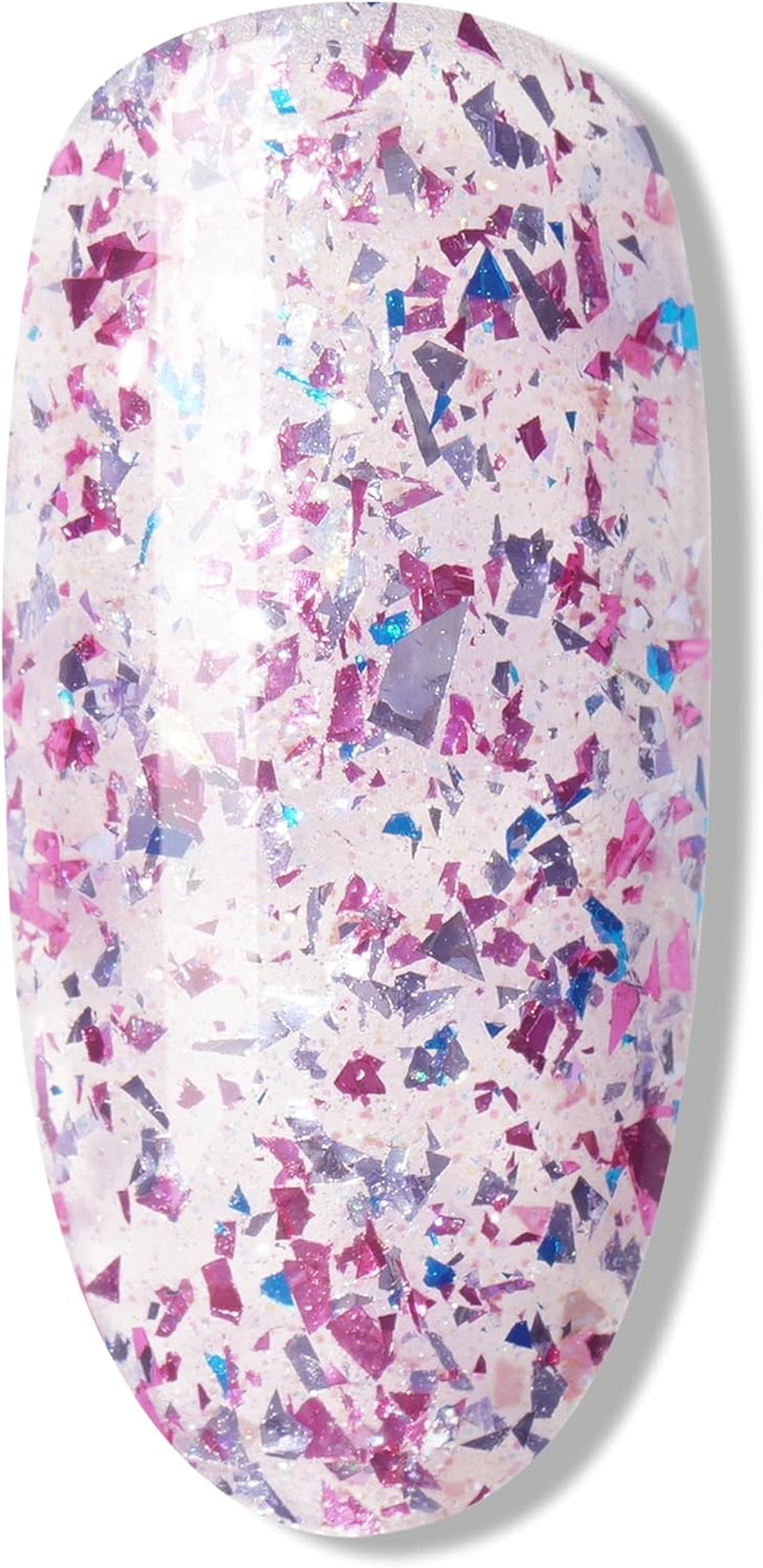 Christmas Exclusive Gel Nail Polish Bauble 5Ml, Fairy'S Got Fizz, Pink Glitter Soak-Off Gel Polish for 21 Day Manicure, Professional, Salon& Home Use, Requires Curing under UV/LED Lamp