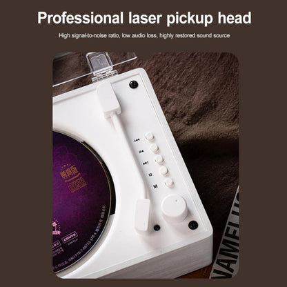 Home Music Player Rechargeable Remote Control Desktop CD Player Bluetooth-Compatible 5.0 Support CD BT USB 3.5Mm AUX Home Decor