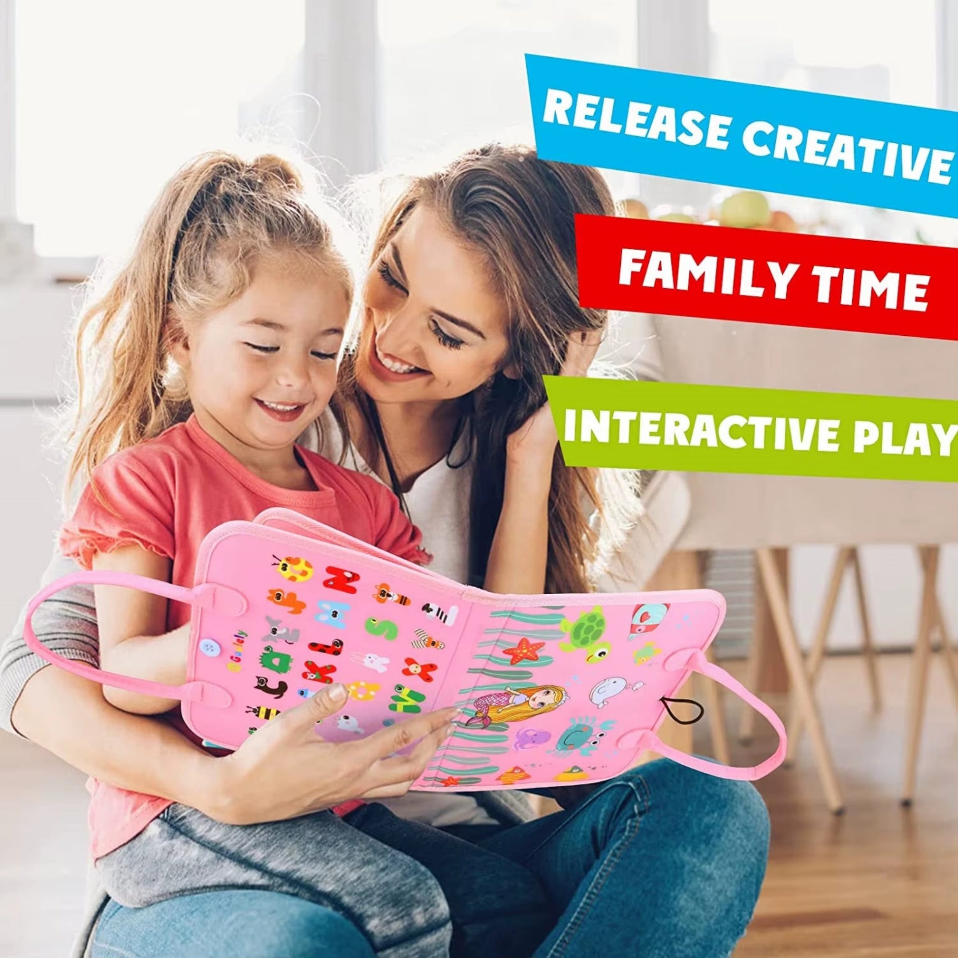 Montessori Toddler Busy Board,Autism Sensory Toys，Educational Activity Motor Skills Baby, Life Skills Learning Toys for Kids
