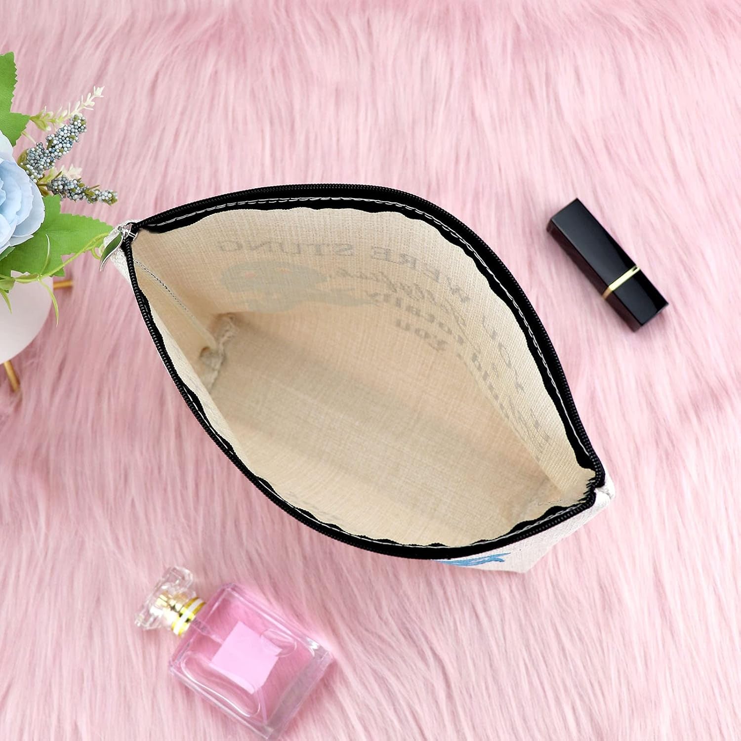 Friendship Gift Funny Friendship Makeup Bag Jellyfish Friendship Gift for Women Cosmetic Bag Best Friends Birthday Gifts for Women Female Teen Girls Christmas Graduation Gifts for Her Cosmetic Pouch