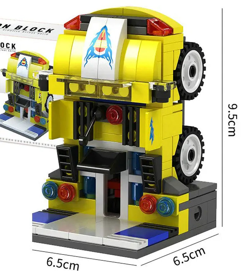 House Building Blocks Mini City Store Street View Snack Street Children'S Toys Boys and Girls Gifts Compatible with Lego