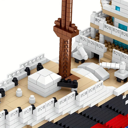 4404PCS Titanic Building Blocks Cruise Ship Mini Assemble Bricks Model Toys Kits Desktop Decoration Christmas Gifts for Children