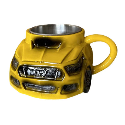 Car Shaped Coffee Mug Creative Tea Cup Funny Novelty Drinkware Gifts for Men Boyfriend Dad Husband Car Lovers