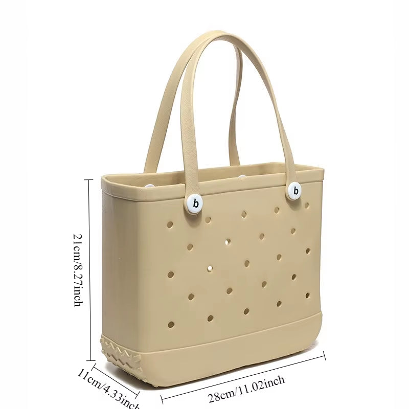 New Arrival Outdoor EVA Beach Bag for Europe America Portable Large Capacity Hole Tote Bag Handbag Shoulder Bag
