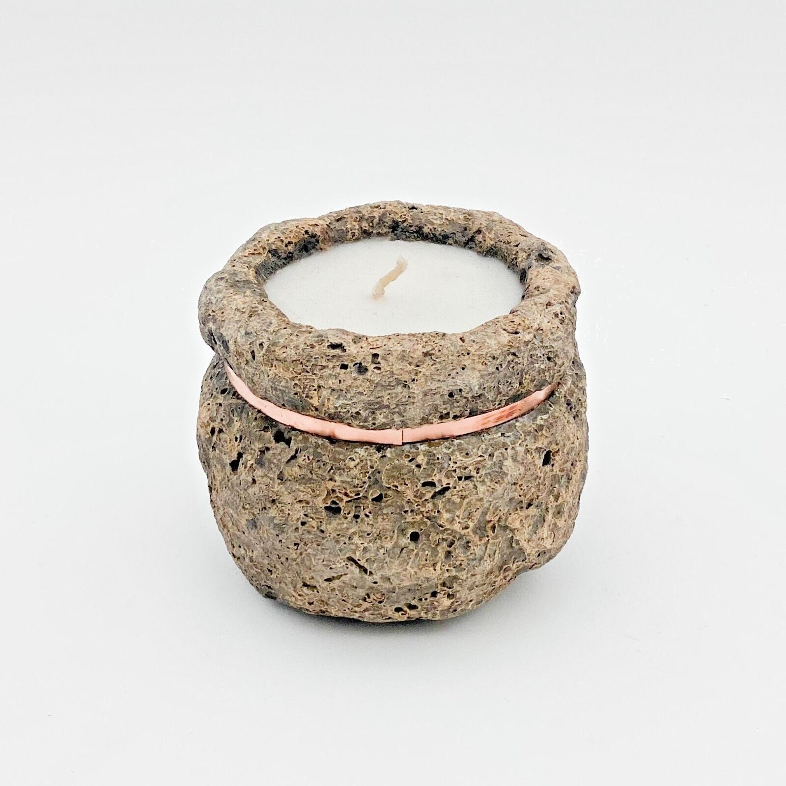 Garden Stone Tealight Candle Holder Statue Ornament Relax Meditate