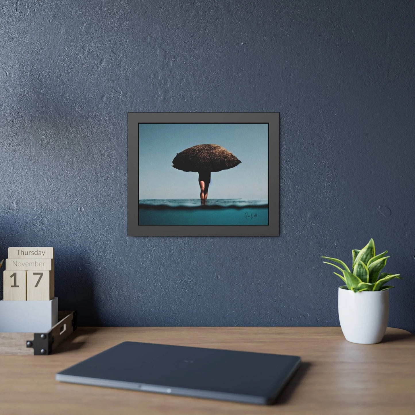 SEA Fine Art Photography Prints with Frames - Minimal by Queennoble