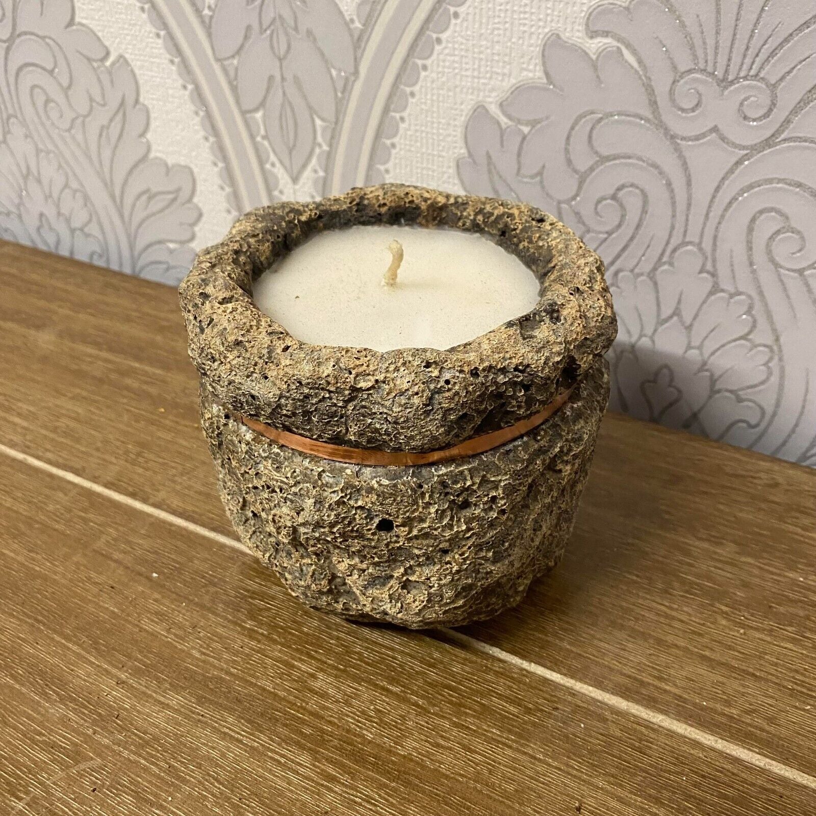 Garden Stone Tealight Candle Holder Statue Ornament Relax Meditate