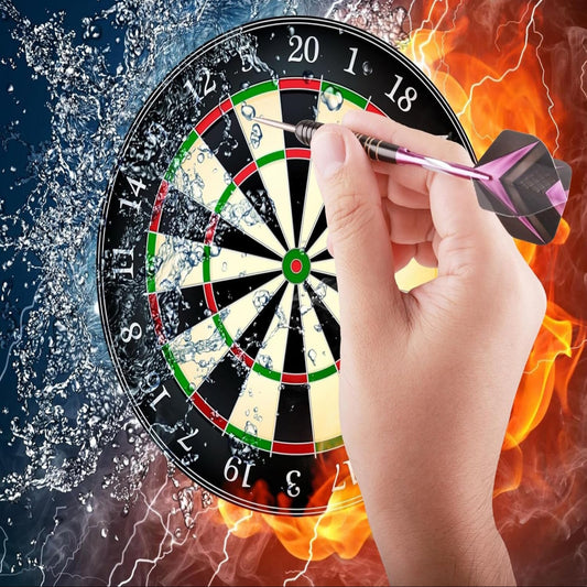 3 Pack Steel Tip Darts Set 23 Grams Darts Metal Tip Set Kit Professional Metal Darts with Sharpener Tool Kit Carrying Case for Dartboard