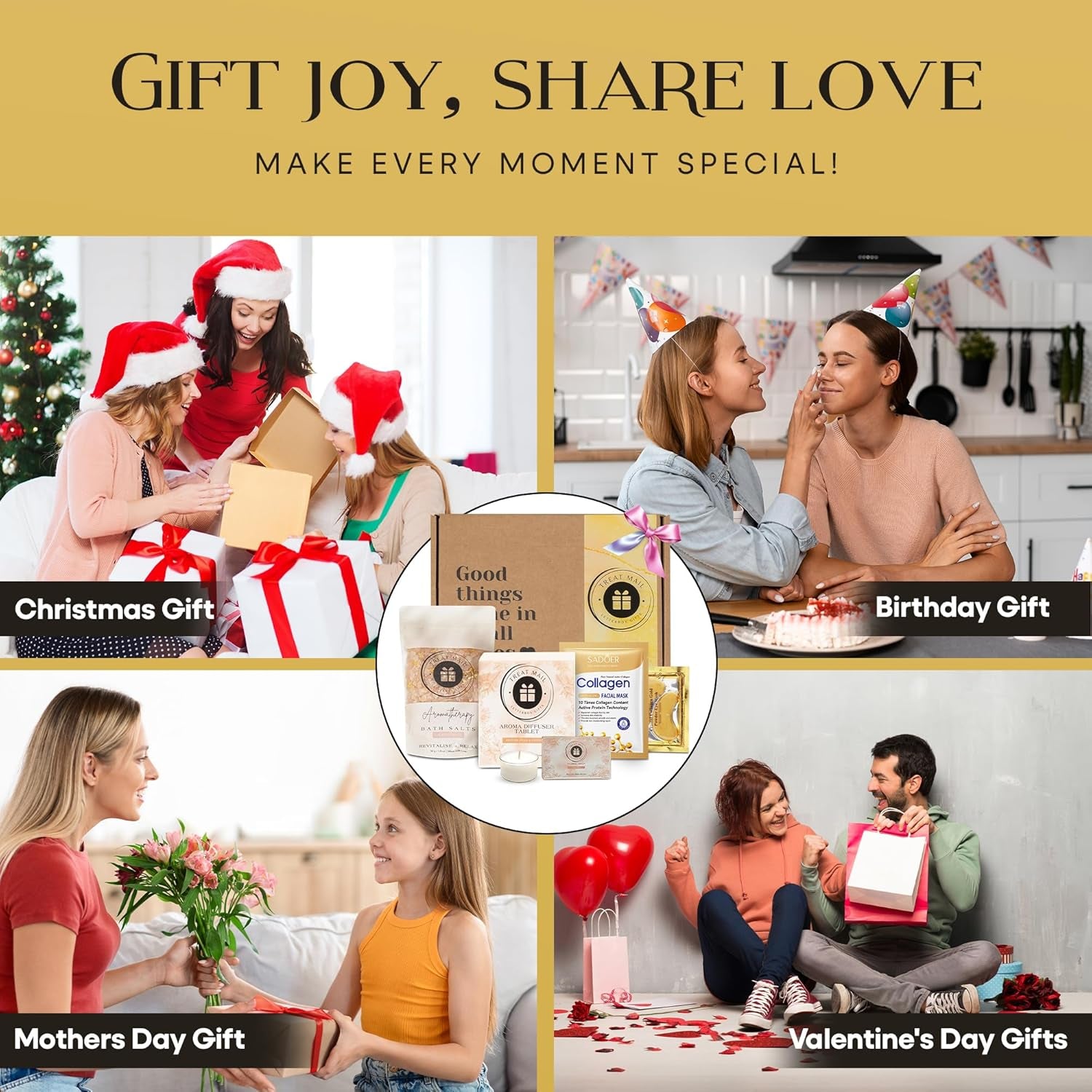 - Easter Gifts,Birthday Pamper Gifts for Women, Relaxation Spa Bath Set for Her,Wellbeing Get Well Soon Gifts for Women,Ladies Pamper Hamper Birthday Gifts for Mum, Friends,Sister, Wife
