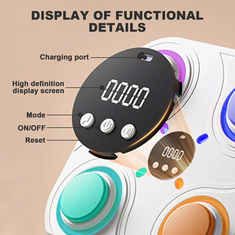 Smart Punching Boxing Electronic Music Machine Home Training Bluetooth with LED.