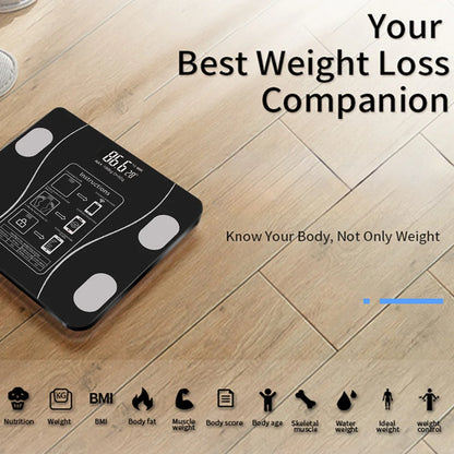 Intelligent Body Fat Scale Electronic Weighing Scale Smart Digital Bluetooth Fat Scale Body Composition Analyzer Weighing Scale
