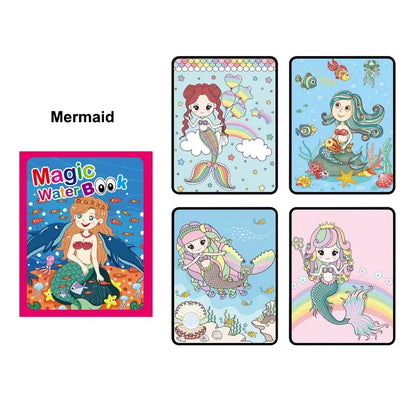 Coloring Books Baby Magic Water Book Montessori Educational Toys Children 1 Year Reusable Painting Kids Games