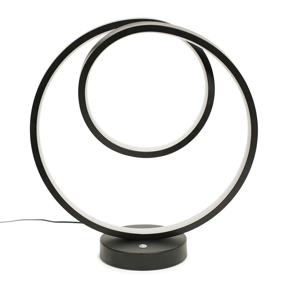 Black Touch Table Lamp Light Integrated LED Bedside Bedside Living Room Bed Side