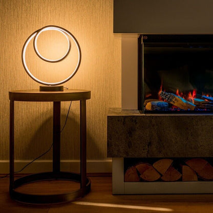 Black Touch Table Lamp Light Integrated LED Bedside Bedside Living Room Bed Side