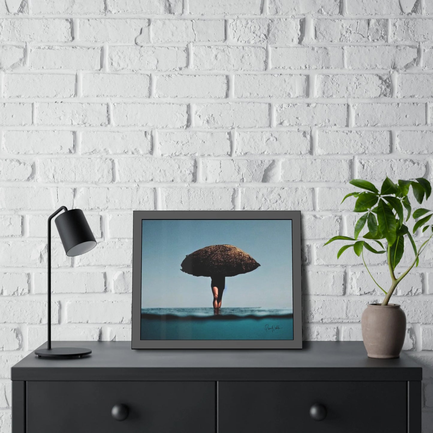 SEA Fine Art Photography Prints with Frames - Minimal by Queennoble