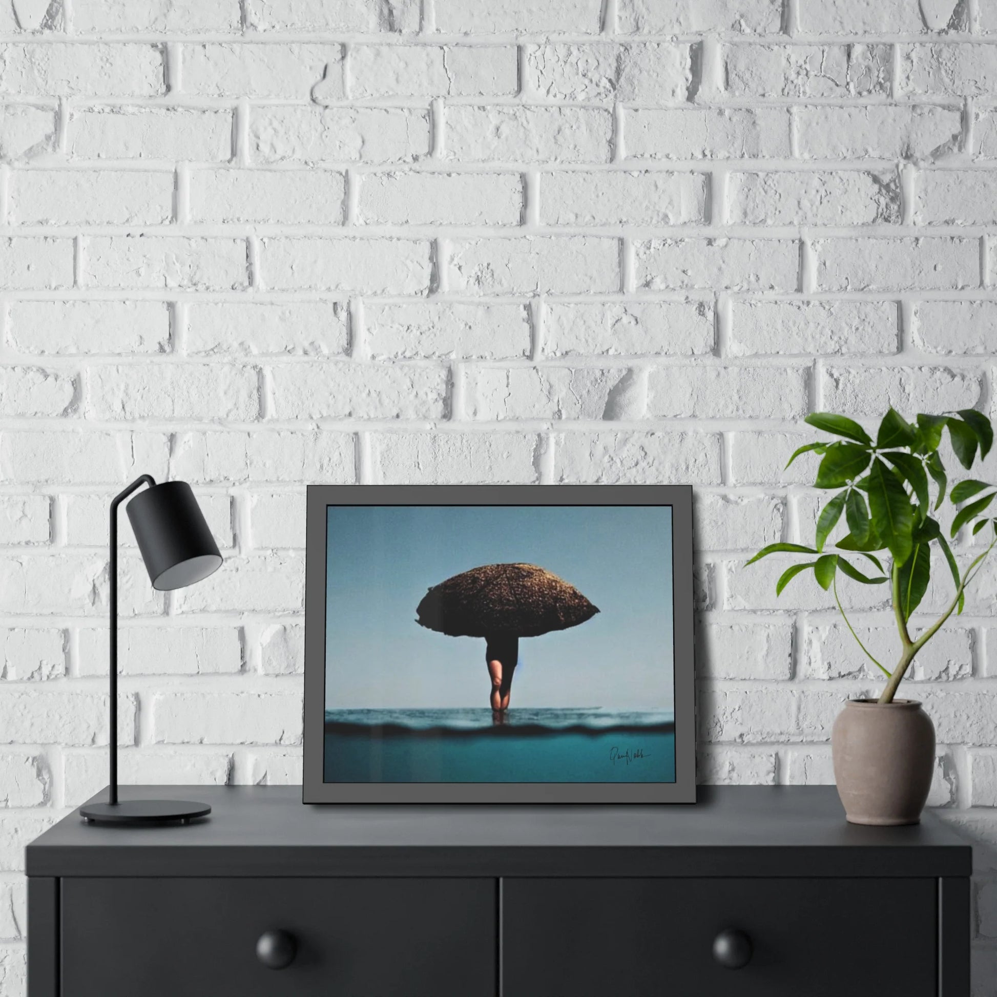 SEA Fine Art Photography Prints with Frames - Minimal by Queennoble
