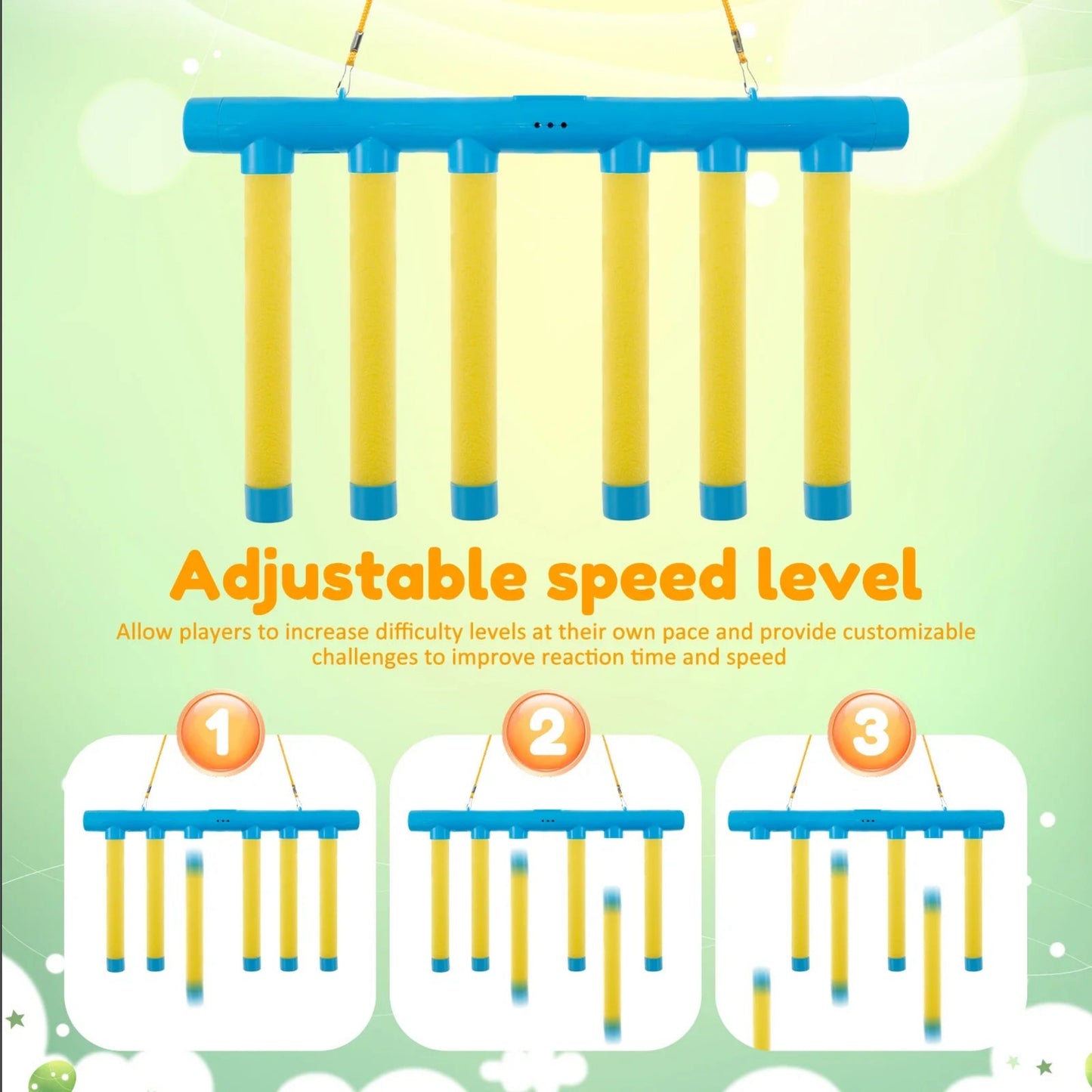 Catching Sticks Game Falling Sticks Catching Game for Adults Kids, Drop Catch Win Game, Reaction Training Reflex Challenge Game