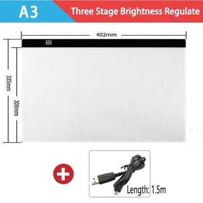 A3/A4/A5 Level Dimmable Led Drawing Copy Pad Board Children'S Toy Painting Educational Kids Grow Creative Gifts for Children