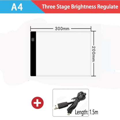 A3/A4/A5 Level Dimmable Led Drawing Copy Pad Board Children'S Toy Painting Educational Kids Grow Creative Gifts for Children