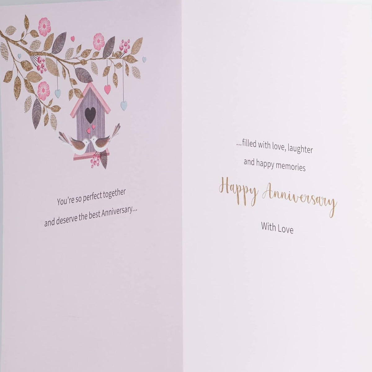 Anniversary Card for Daughter & Son-in-Law   -   Regal Publishing   -   9   x   6 inches