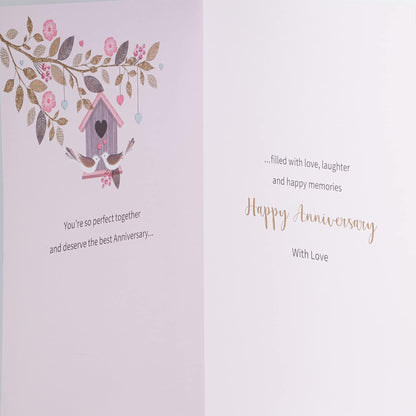 Anniversary Card for Daughter & Son-in-Law   -   Regal Publishing   -   9   x   6 inches