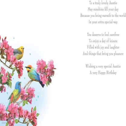 Auntie Birthday Card – Regal Publishing Greeting Card  -  9  x  6 inches