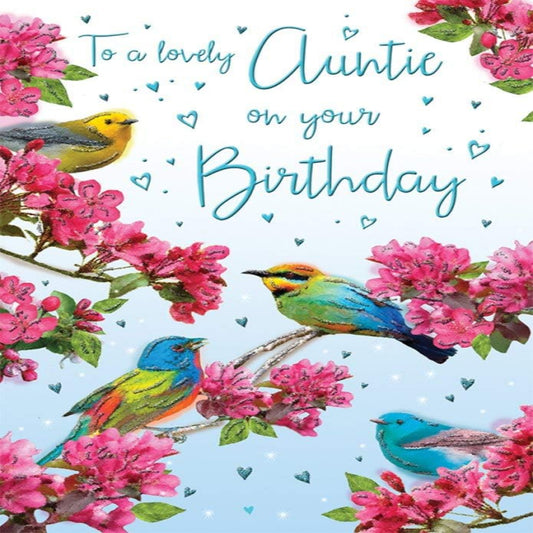 Auntie Birthday Card – Regal Publishing Greeting Card  -  9  x  6 inches