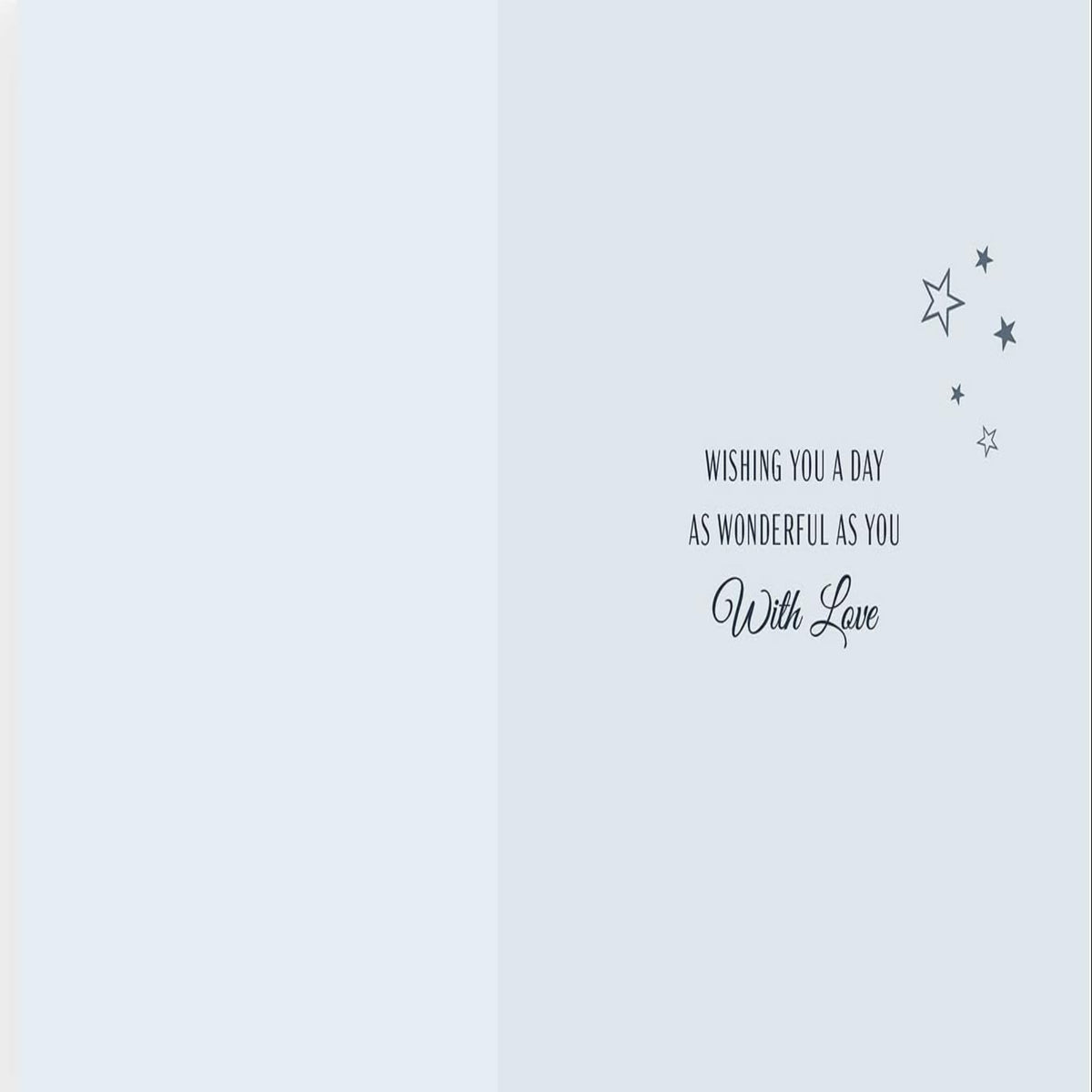 Avant Garde Grandad Birthday Card  -   white|yellow|blue|black   -   8  x  6 inches