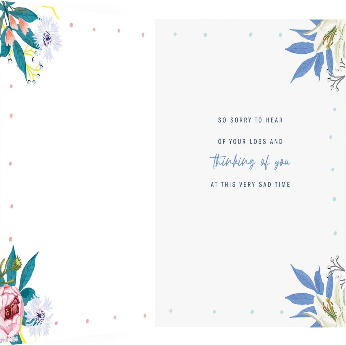 Avant Garde  -  Thank You Card   -   8 x 6 inches