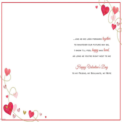 Beautiful Wife Valentine’s Day Card   –   Piccadilly Greetings   -   9   x   6 inches