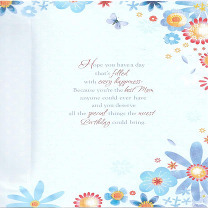 Best Mum Ever Birthday Card for Mother   –   Large Greeting Card   -   15 x 23 cm