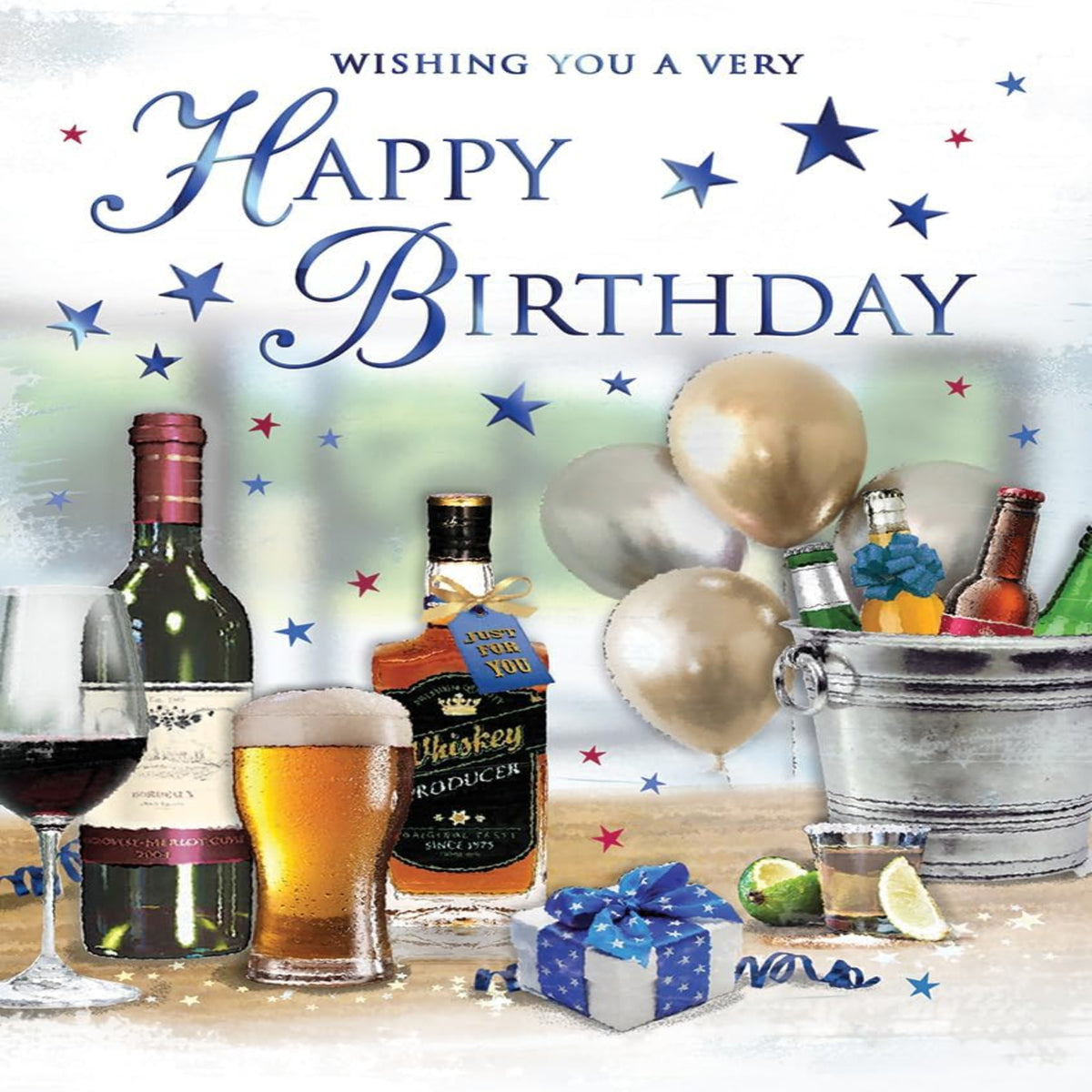 Birthday Card for Him | Regal Publishing Male Birthday Card  -   8 x 6 inches