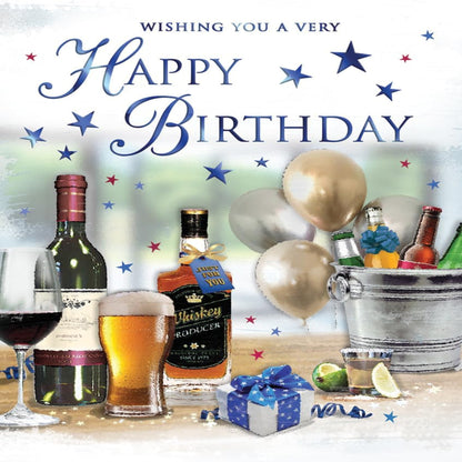 Birthday Card for Him | Regal Publishing Male Birthday Card  -   8 x 6 inches